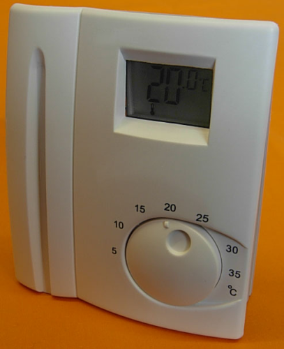 16 AMP 240v ELECTRONIC ROOM THERMOSTAT WITH LCD